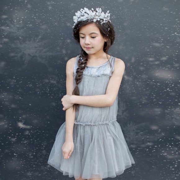 Joyfolie Grey dress size 5 - Picture 6 of 7